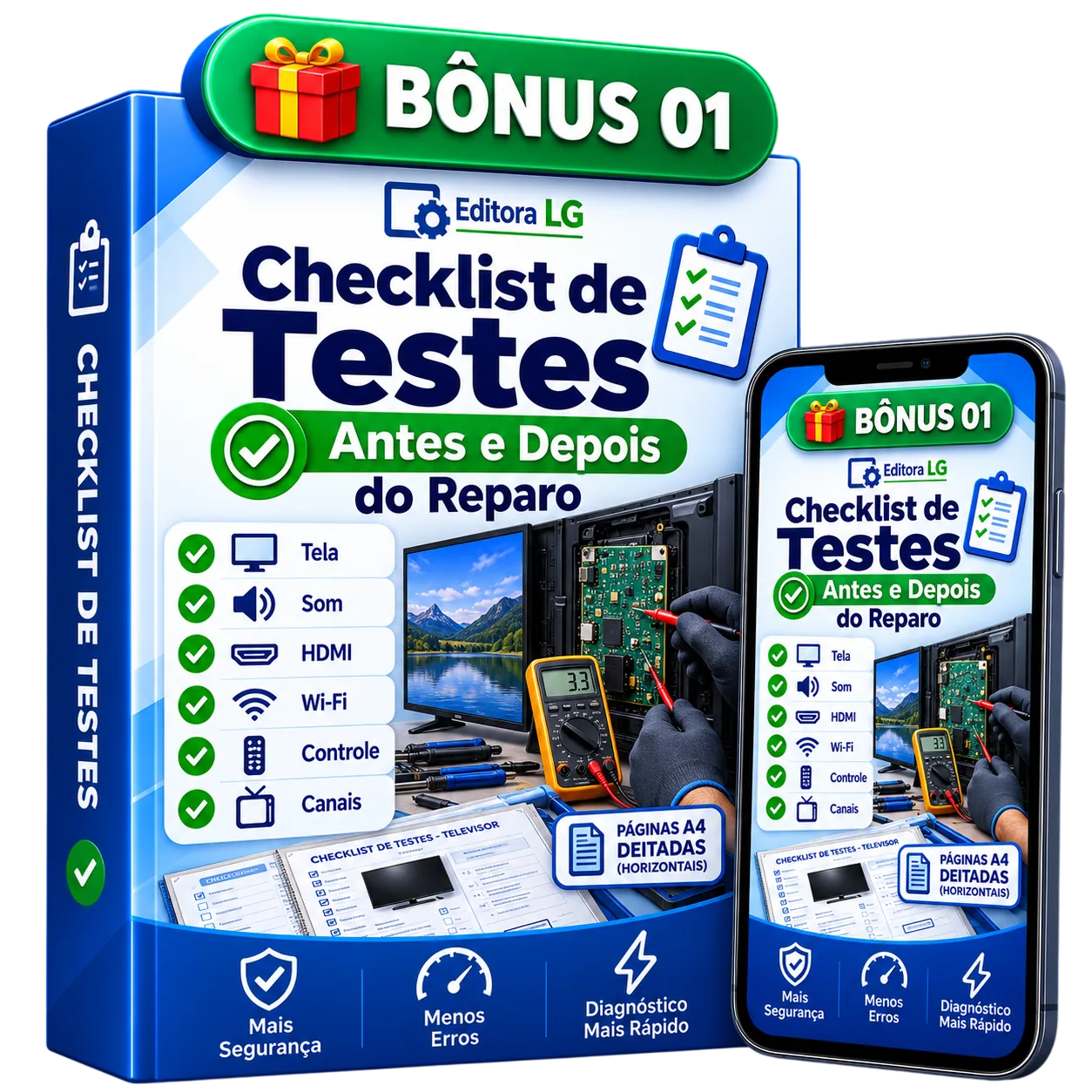 Checklist de Diagnóstico de Televisores